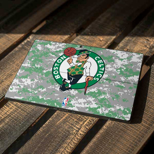 NBA Boston Celtics Digi Camo Surface Pro 7 Skin