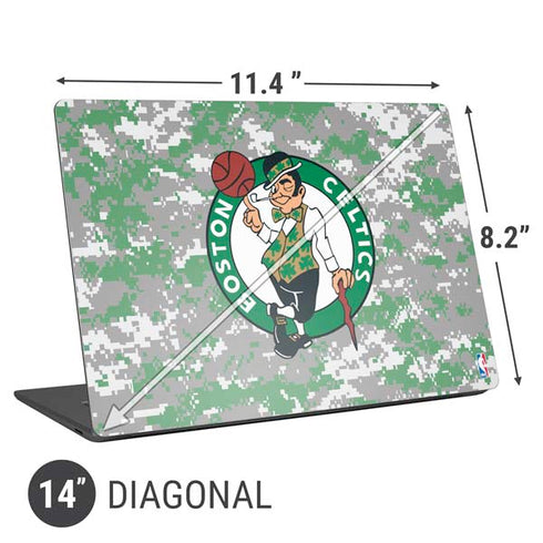NBA Boston Celtics Digi Camo Universal Laptop 14in (11.4 x 8.2in) Skin