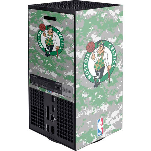 NBA Boston Celtics Digi Camo Xbox Series X Console Skin