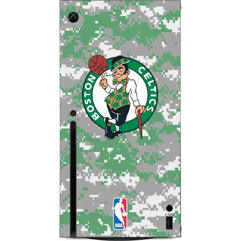 NBA Boston Celtics Digi Camo Xbox Series X Console Skin