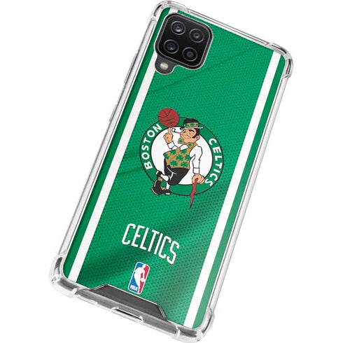 NBA Boston Celtics Galaxy A12 Clear Case
