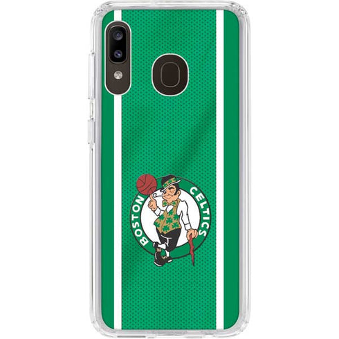 NBA Boston Celtics Galaxy A20 Clear Case