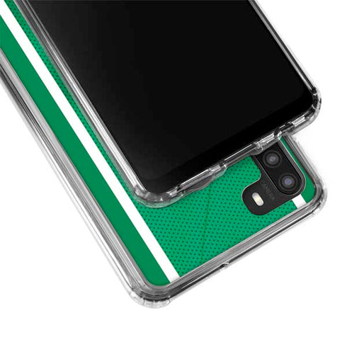 NBA Boston Celtics Galaxy A21 Clear Case