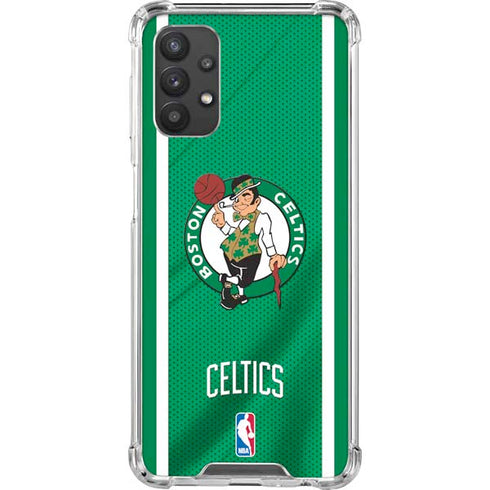 NBA Boston Celtics Galaxy A32 5G Clear Case