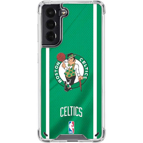 NBA Boston Celtics Galaxy S21 5G Clear Case