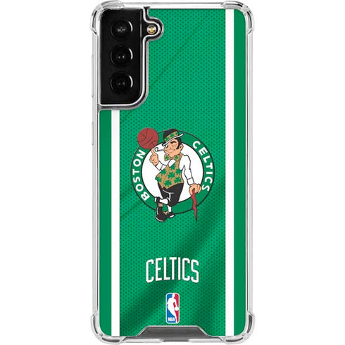NBA Boston Celtics Galaxy S22 Plus Clear Case