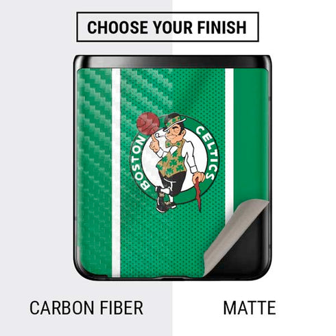 NBA Boston Celtics Galaxy Z Flip Skin