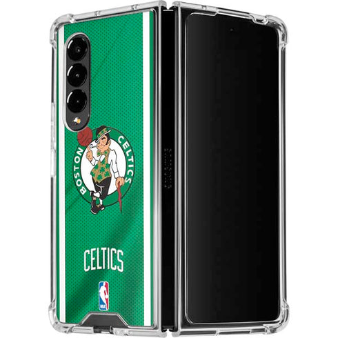 NBA Boston Celtics Galaxy Z Fold4 5G Clear Case