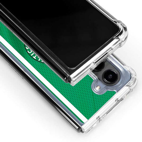 NBA Boston Celtics Galaxy Z Fold5 5G Clear Case