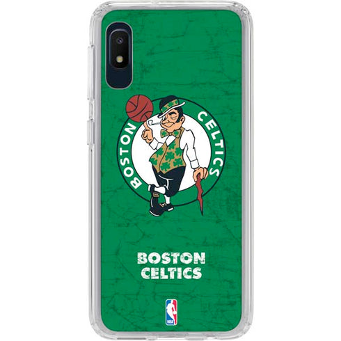 NBA Boston Celtics Green Primary Logo Galaxy A10e Clear Case