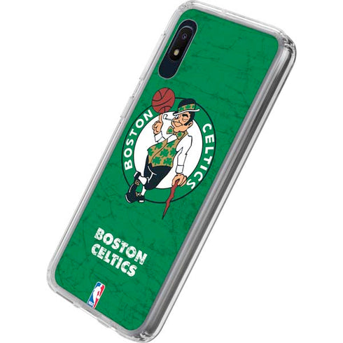 NBA Boston Celtics Green Primary Logo Galaxy A10e Clear Case