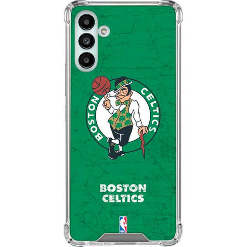 NBA Boston Celtics Green Primary Logo Galaxy A13 5G Clear Case