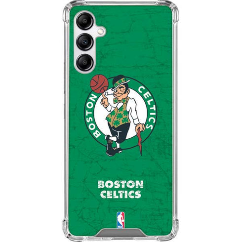 NBA Boston Celtics Green Primary Logo Galaxy A14 5G Clear Case