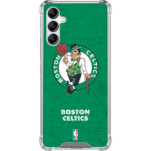NBA Boston Celtics Green Primary Logo Galaxy A15 5G Clear Case
