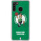 NBA Boston Celtics Green Primary Logo Galaxy A21 Clear Case