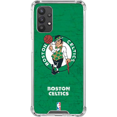 NBA Boston Celtics Green Primary Logo Galaxy A32 5G Clear Case