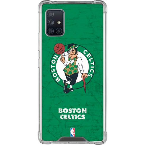 NBA Boston Celtics Green Primary Logo Galaxy A51 5G Clear Case