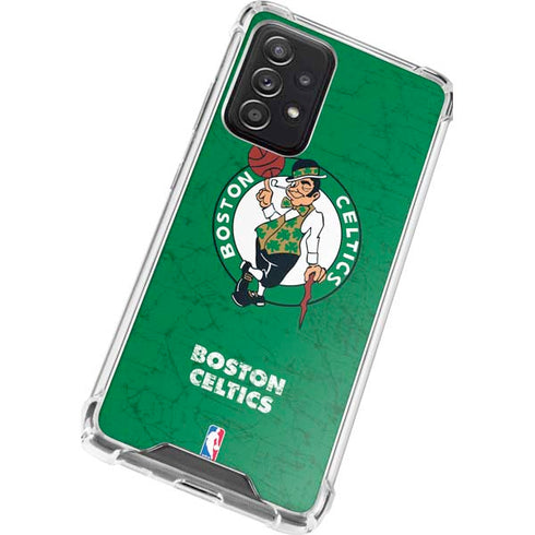 NBA Boston Celtics Green Primary Logo Galaxy A52 5G Clear Case