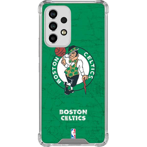 NBA Boston Celtics Green Primary Logo Galaxy A53 5G Clear Case