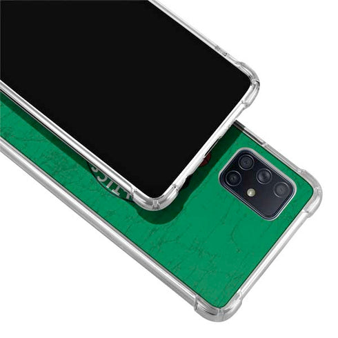 NBA Boston Celtics Green Primary Logo Galaxy A71 5G Clear Case