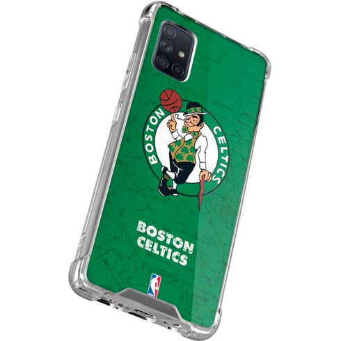 NBA Boston Celtics Green Primary Logo Galaxy A71 5G Clear Case