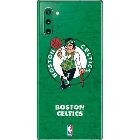 NBA Boston Celtics Green Primary Logo Galaxy Note 10 Skin