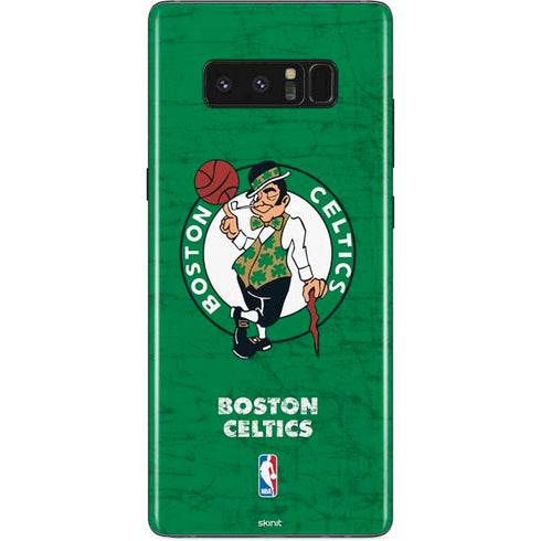 NBA Boston Celtics Green Primary Logo Galaxy Note 8 Skin