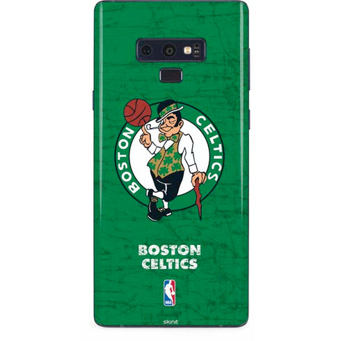 NBA Boston Celtics Green Primary Logo Galaxy Note 9 Skin