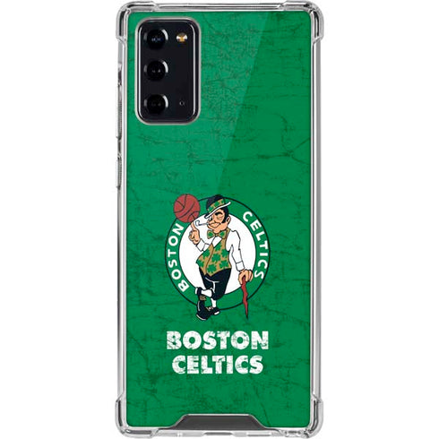 NBA Boston Celtics Green Primary Logo Galaxy Note20 5G Clear Case