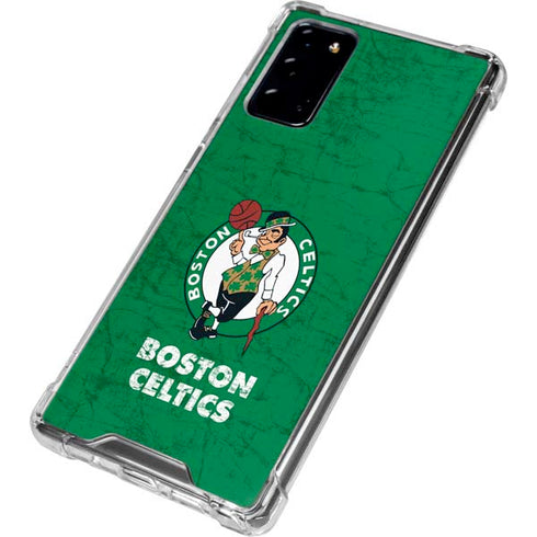 NBA Boston Celtics Green Primary Logo Galaxy Note20 5G Clear Case