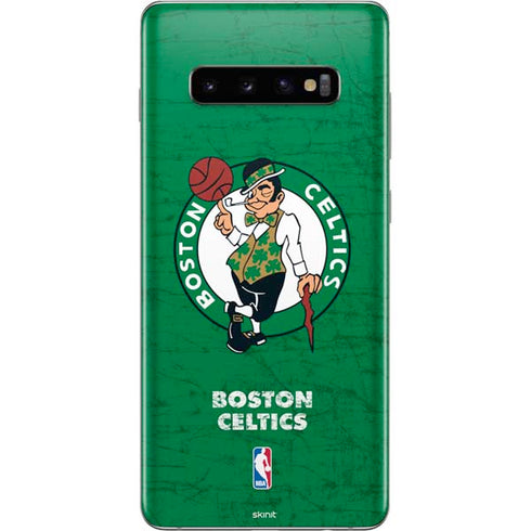 NBA Boston Celtics Green Primary Logo Galaxy S10 Plus Skin