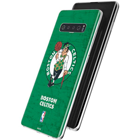 NBA Boston Celtics Green Primary Logo Galaxy S10 Skin