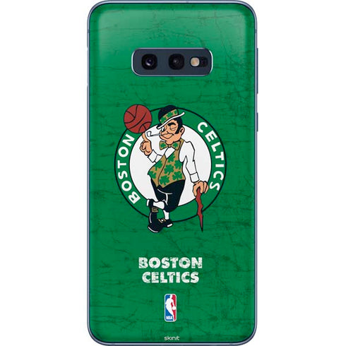 NBA Boston Celtics Green Primary Logo Galaxy S10e Skin