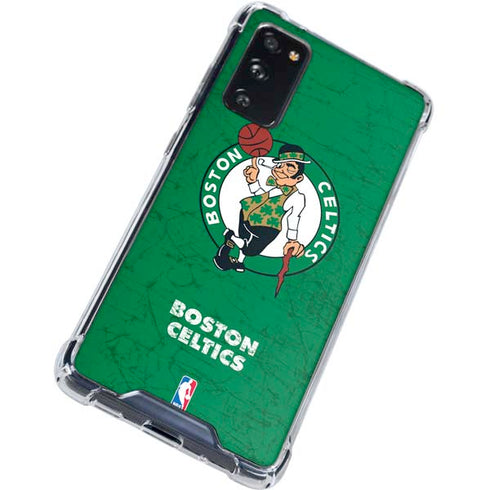 NBA Boston Celtics Green Primary Logo Galaxy S20 FE Clear Case
