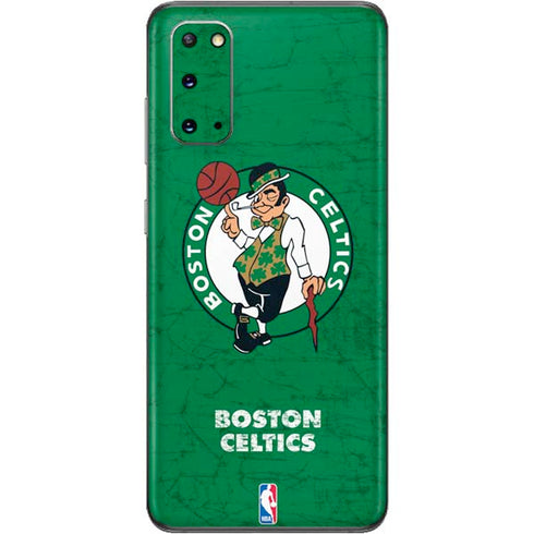 NBA Boston Celtics Green Primary Logo Galaxy S20 Skin