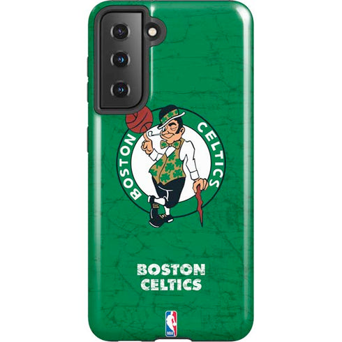 NBA Boston Celtics Green Primary Logo Galaxy S21 5G Pro Case