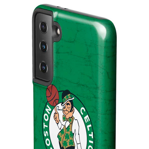 NBA Boston Celtics Green Primary Logo Galaxy S21 FE Pro Case