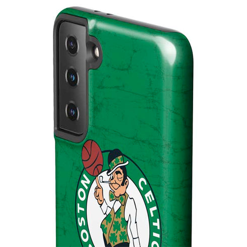 NBA Boston Celtics Green Primary Logo Galaxy S21 Plus 5G Pro Case