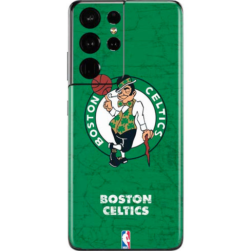 NBA Boston Celtics Green Primary Logo Galaxy S21 Ultra 5G Skin
