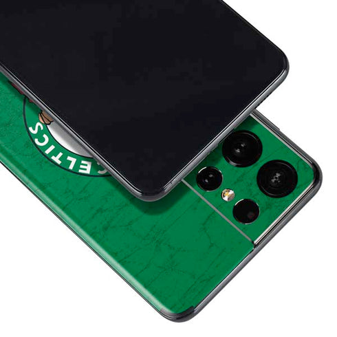 NBA Boston Celtics Green Primary Logo Galaxy S21 Ultra 5G Skin