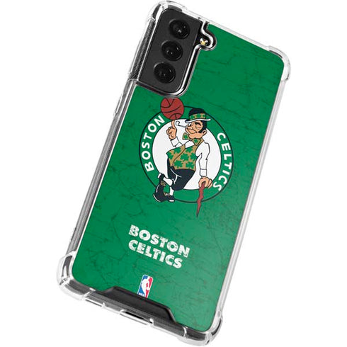 NBA Boston Celtics Green Primary Logo Galaxy S22 Plus Clear Case