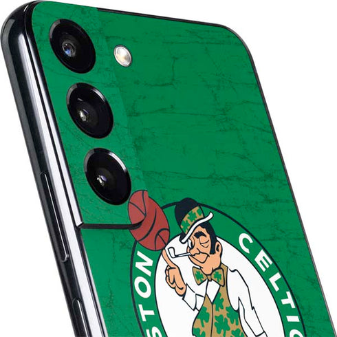 NBA Boston Celtics Green Primary Logo Galaxy S22 Plus Skin
