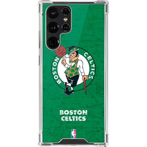 NBA Boston Celtics Green Primary Logo Galaxy S22 Ultra Clear Case