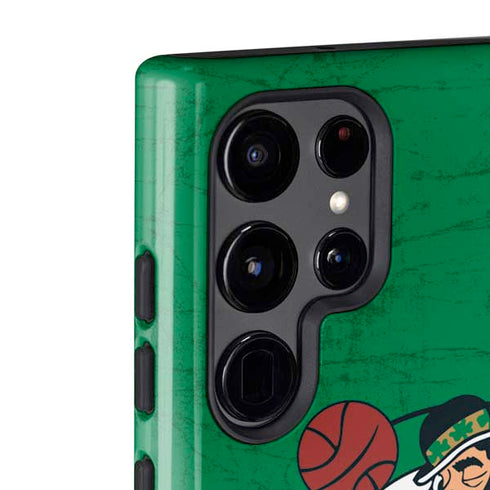 NBA Boston Celtics Green Primary Logo Galaxy S22 Ultra Pro Case