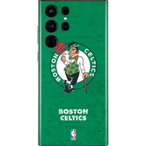 NBA Boston Celtics Green Primary Logo Galaxy S22 Ultra Skin