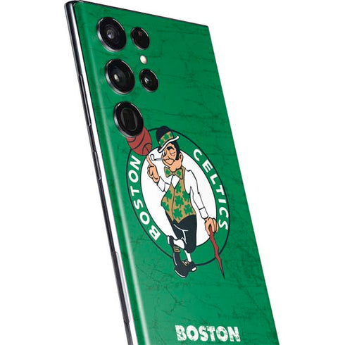 NBA Boston Celtics Green Primary Logo Galaxy S22 Ultra Skin