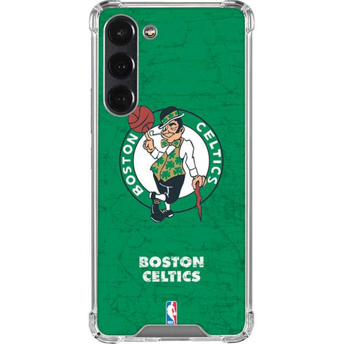 NBA Boston Celtics Green Primary Logo Galaxy S23 Plus Clear Case
