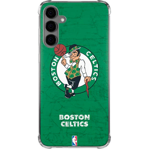 NBA Boston Celtics Green Primary Logo Galaxy S24 Plus Clear Case