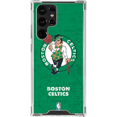 NBA Boston Celtics Green Primary Logo Galaxy S24 Ultra Clear Case