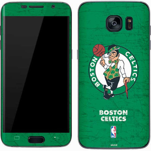 NBA Boston Celtics Green Primary Logo Galaxy S7 Skin